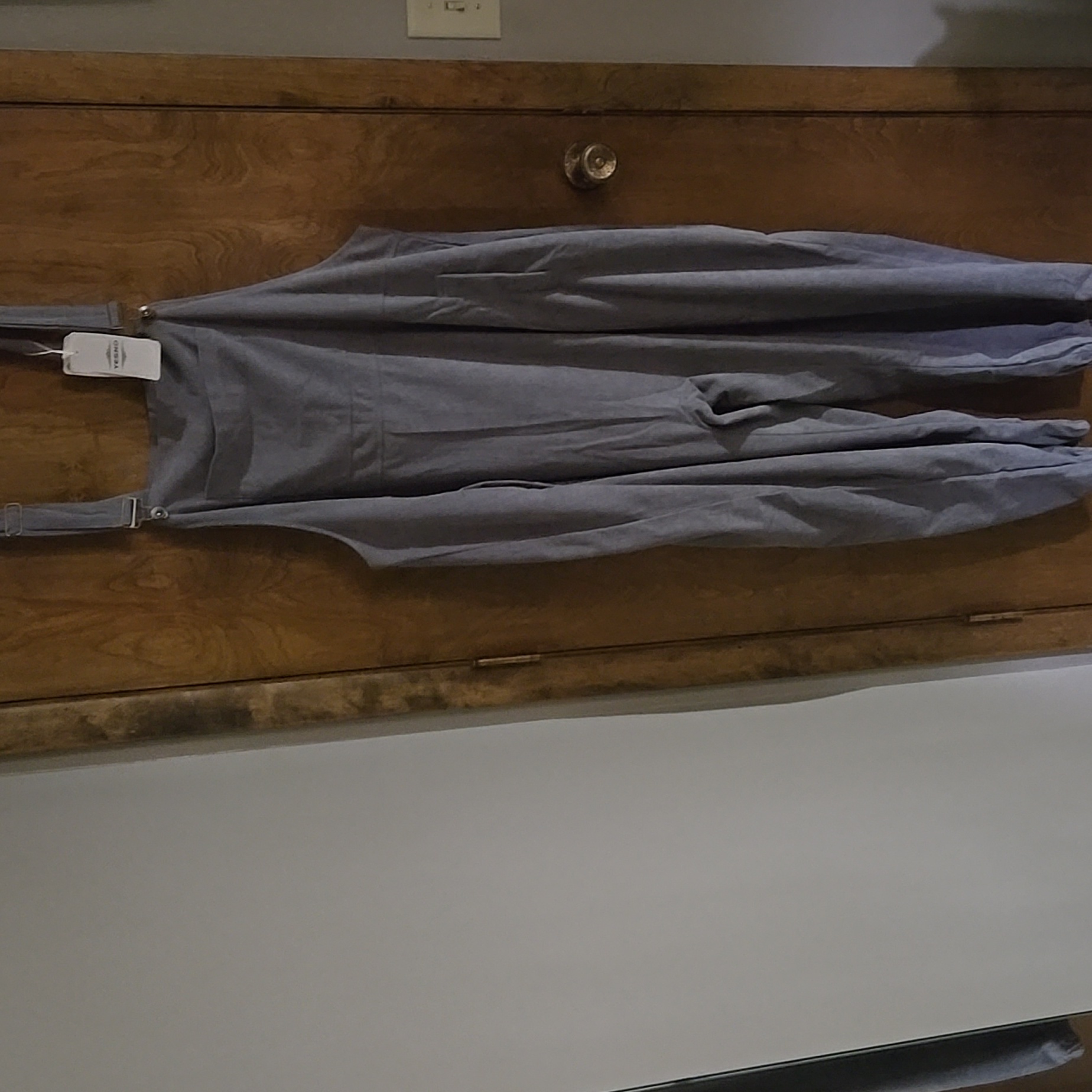 Yesno Gray Corduroy Overalls Sixe 2xl, Nwt